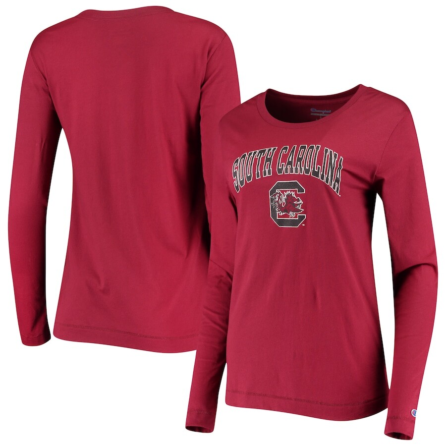 

Футболка с длинным рукавом Champion South Carolina Gamecocks, гранатовый