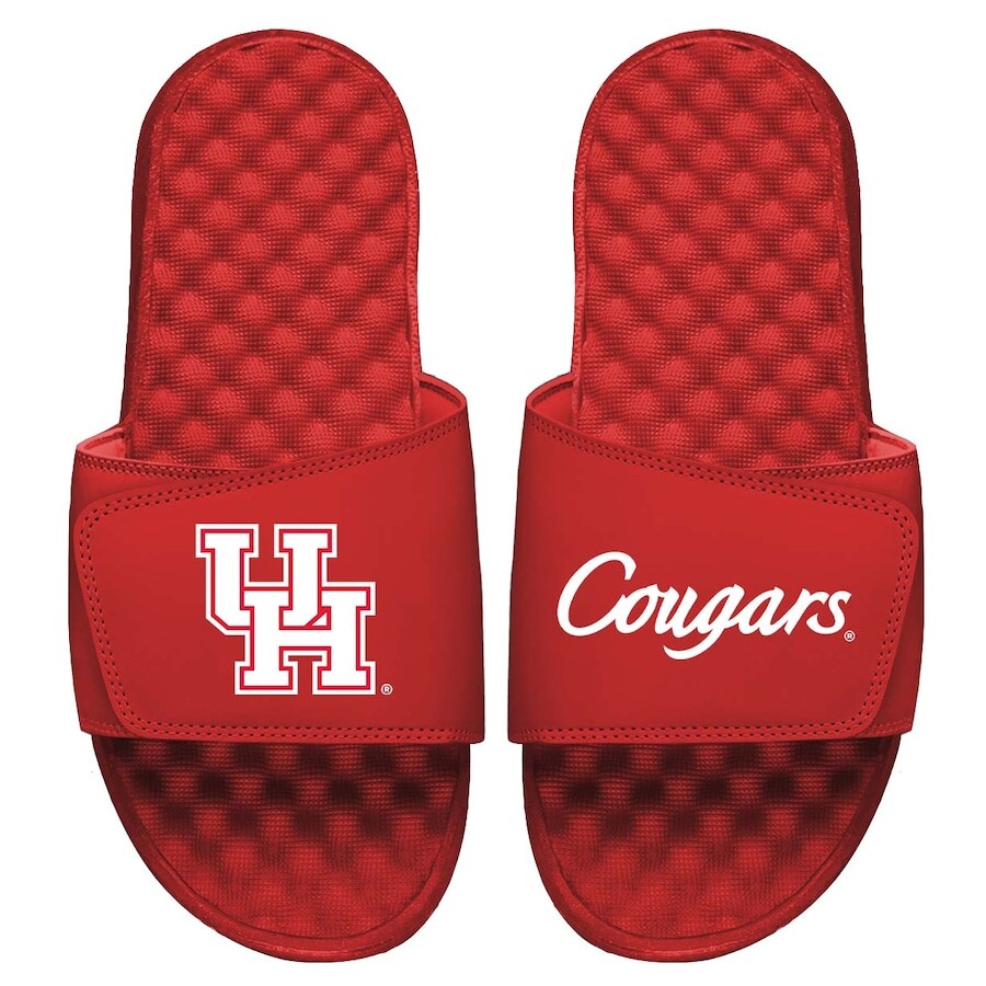 

Шлепанцы ISlide Houston Cougars, красный