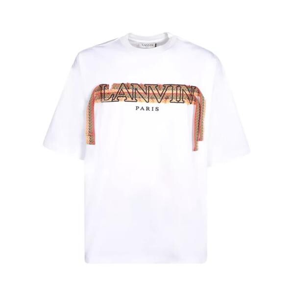 

Футболка embroidered logo on the front t-shirt Lanvin, белый