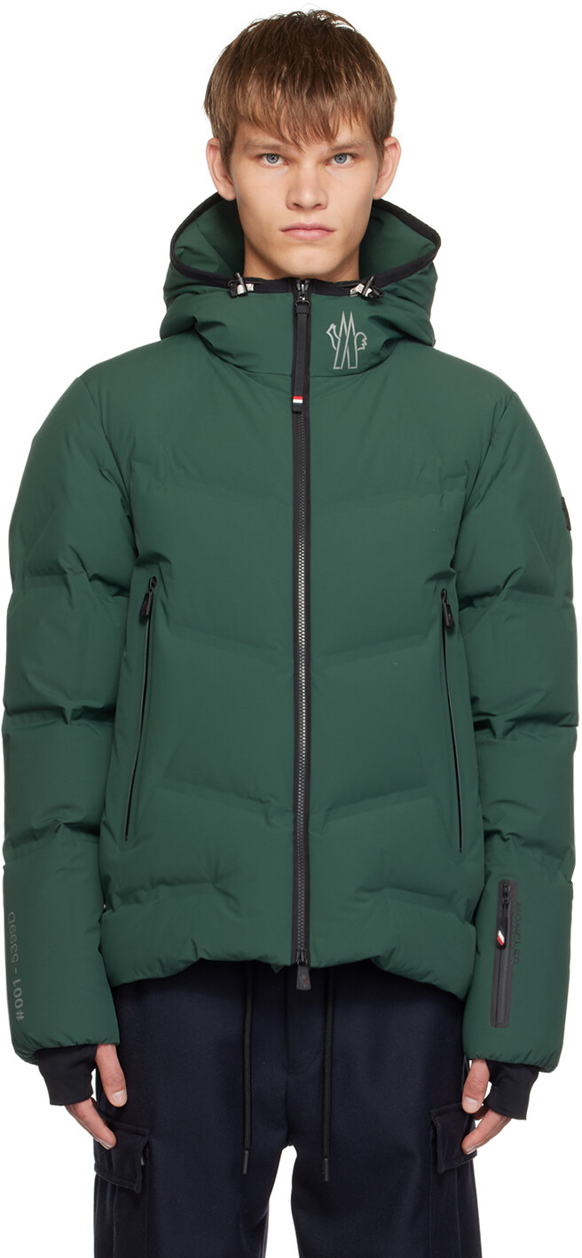 

Moncler Grenoble Зеленый Пуховик Arcesaz