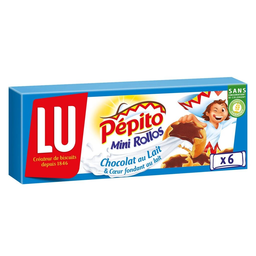 

Печенье LU PEPITO мини-роллы из молочного шоколада 225 г Frankreich