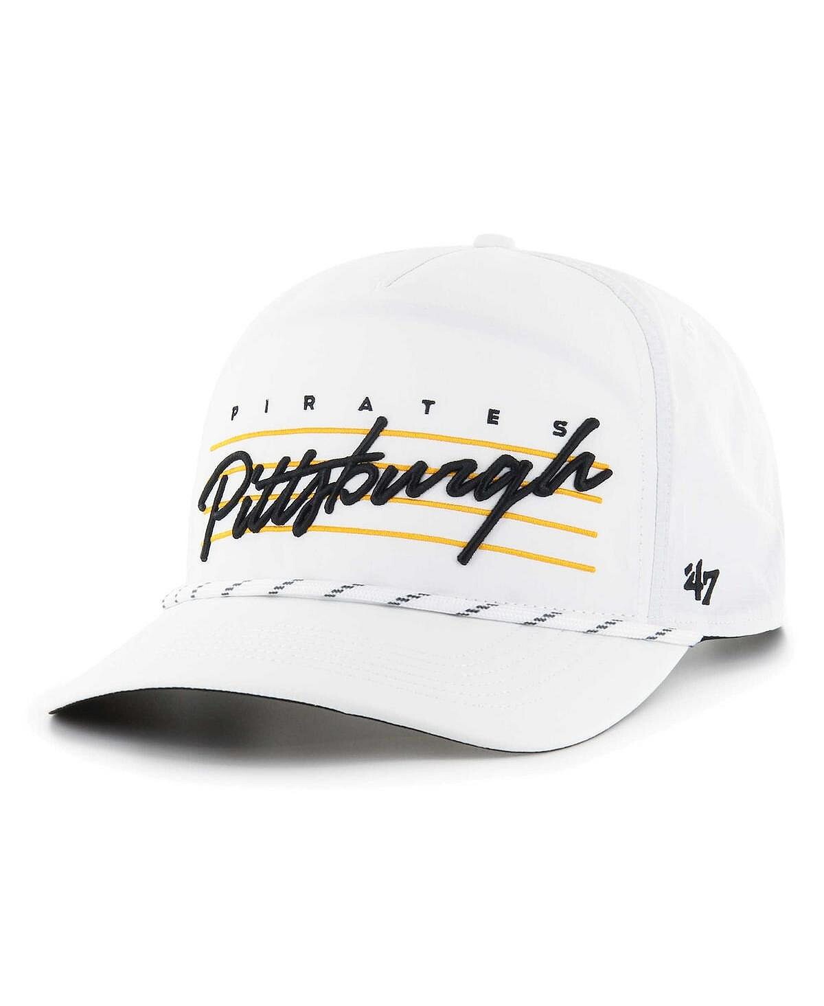 

Мужская белая кепка Pittsburgh Pirates 2023 City Connect Downburst Hitch Snapback '47 Brand