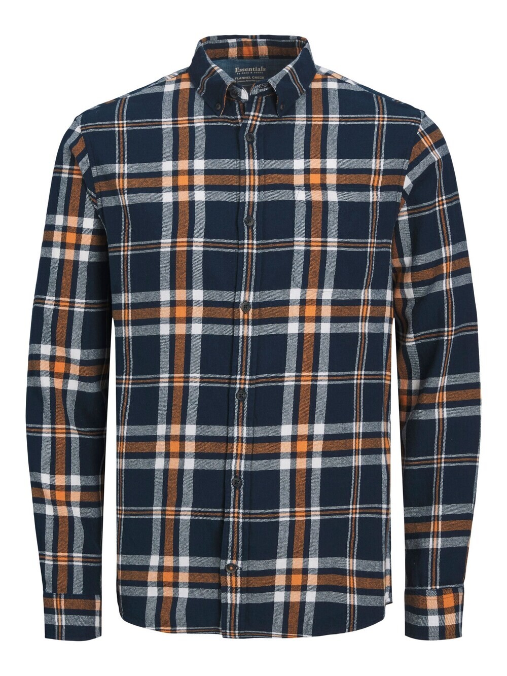 

Рубашка на пуговицах стандартного кроя JACK & JONES, темно-синий