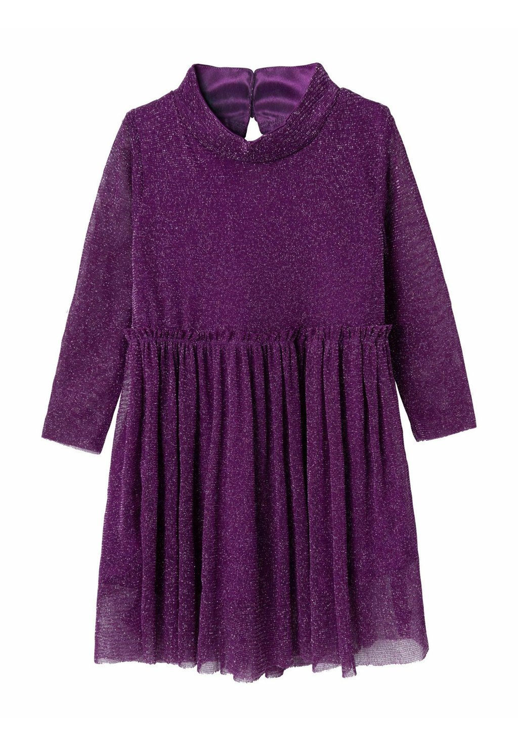 Элегантное платье Langarm Name it, цвет grape juice трикотажное платье langarm name it цвет violet tulle