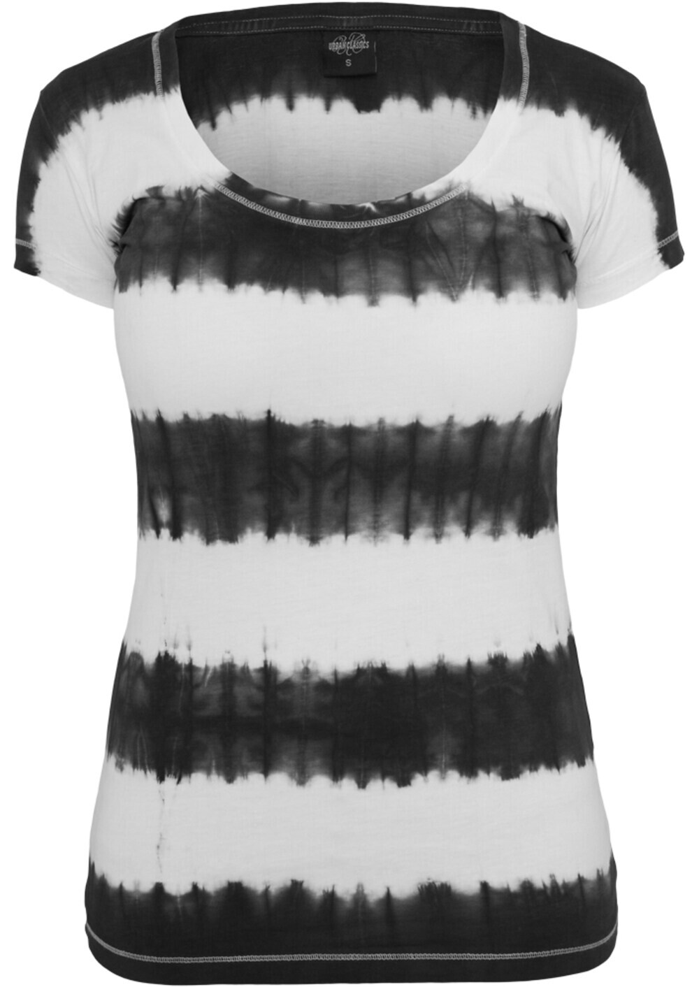 

Рубашка Urban Classics Dip Dye Stripe Tee, черный