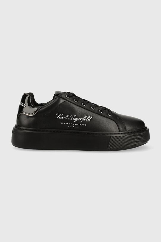 

Кожаные кроссовки MAXI КУПИТЬ Karl Lagerfeld, черный