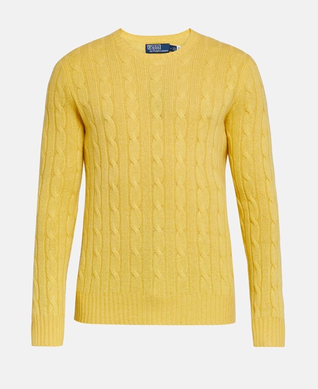

Кашемировый пуловер Polo Ralph Lauren, желтый