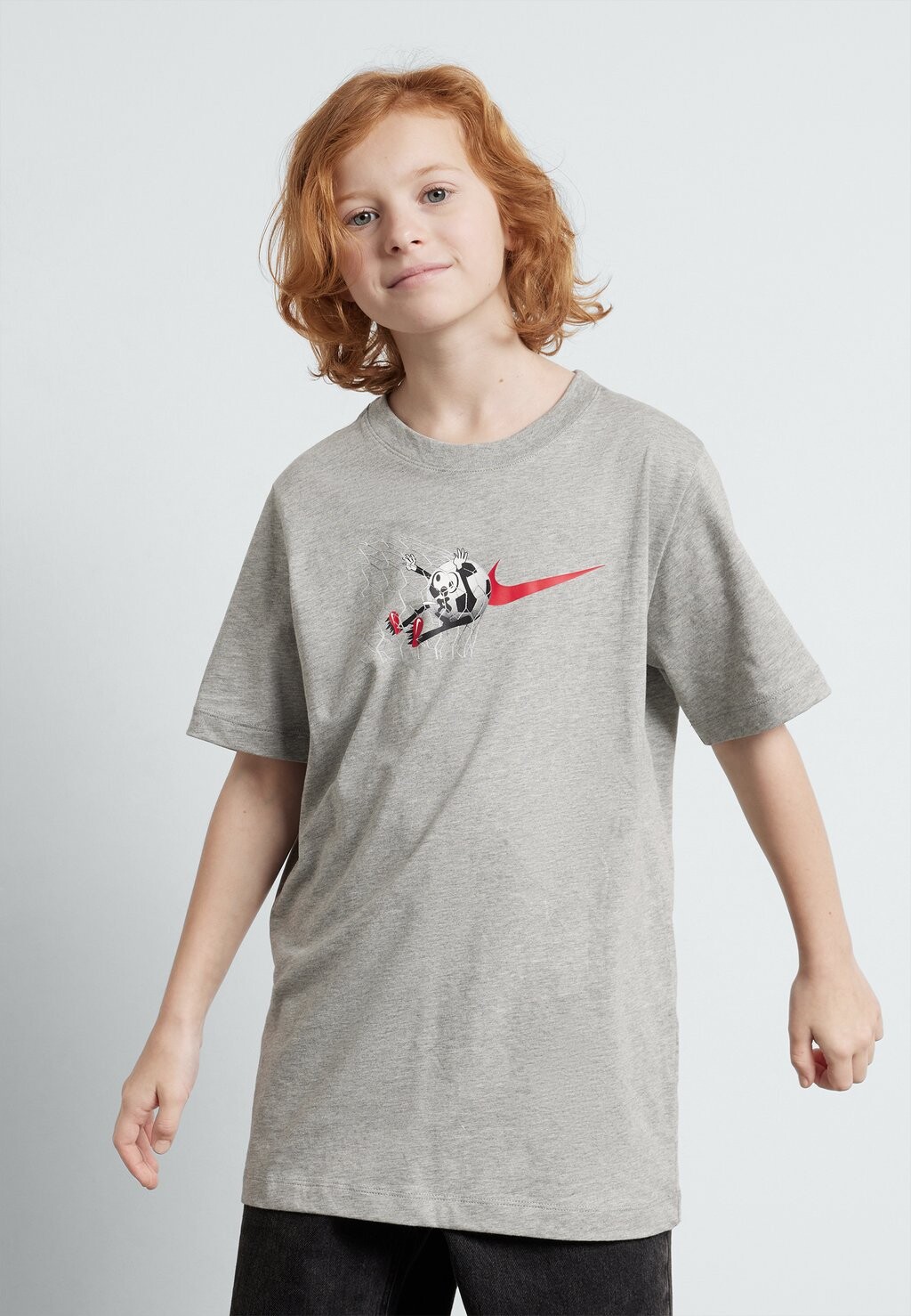 

Футболка с принтом Tee Soccer Ball Unisex Nike, цвет dark grey heather