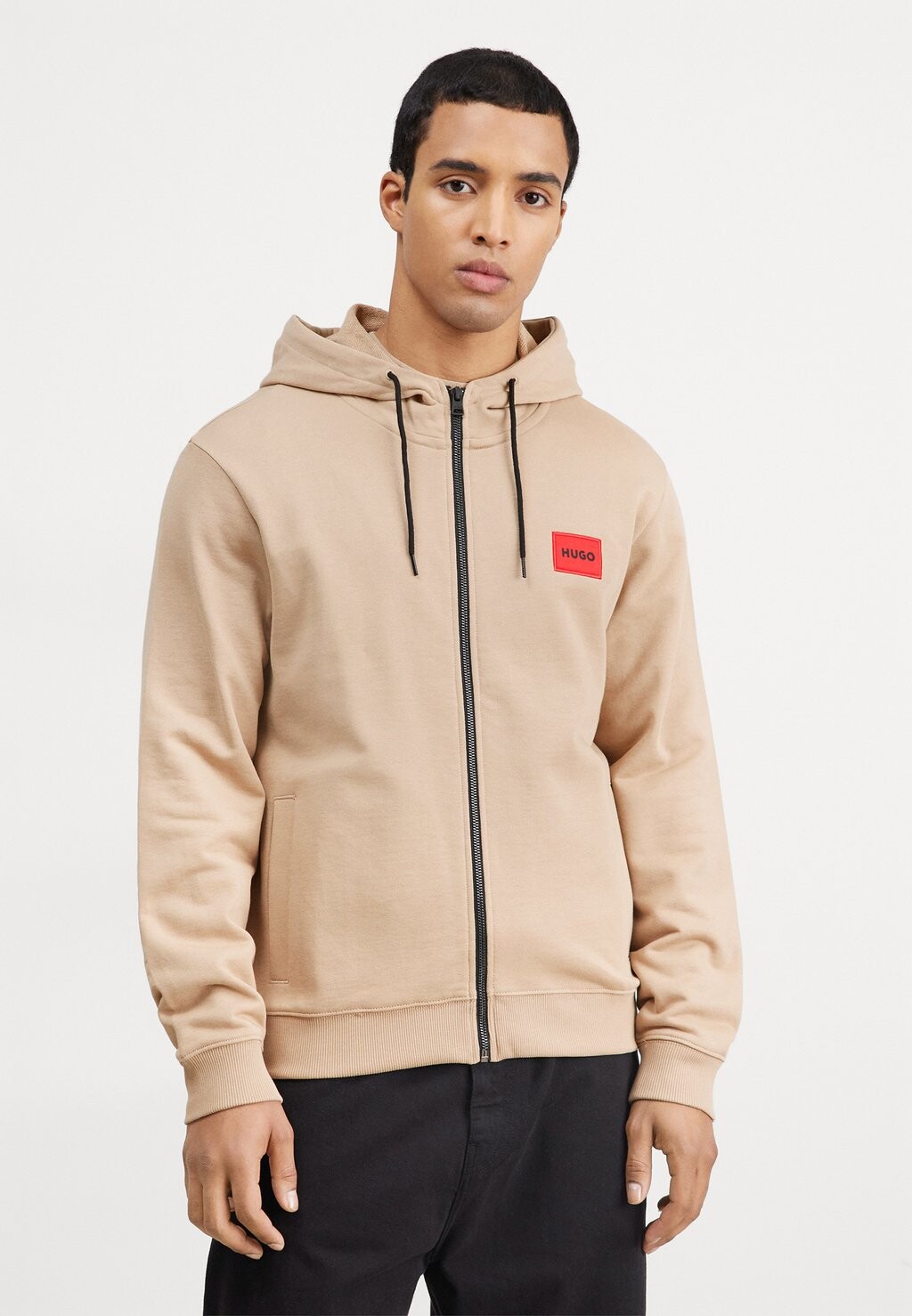 

Толстовка на молнии Daple HUGO, цвет medium beige