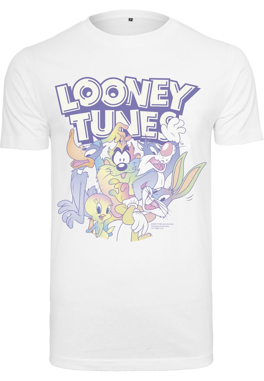 

Футболка с принтом Looney Tunes Rainbow Friends Tee Merchcode, белый