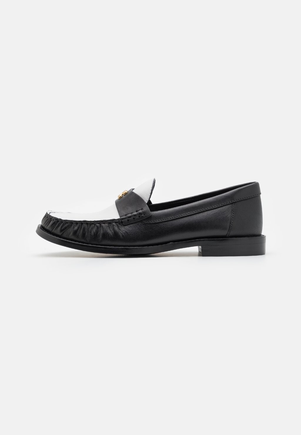 

Слипоны Jolene Loafer Coach, цвет black/optic white