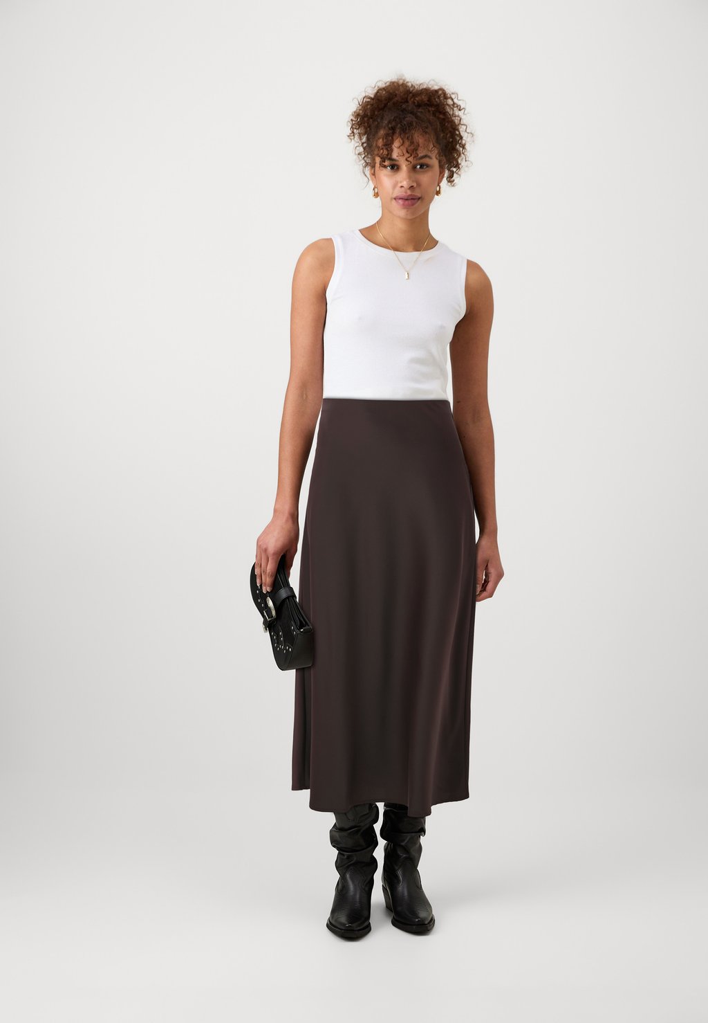 

Юбка А-силуэта YASPELLA MIDI SKIRT YAS, Бургундия