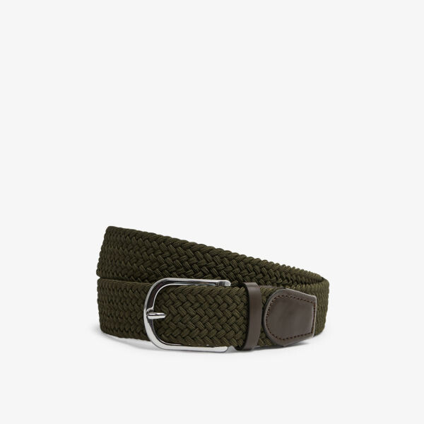 

Плетеный ремень elmont из смесовой кожи Reiss, хаки