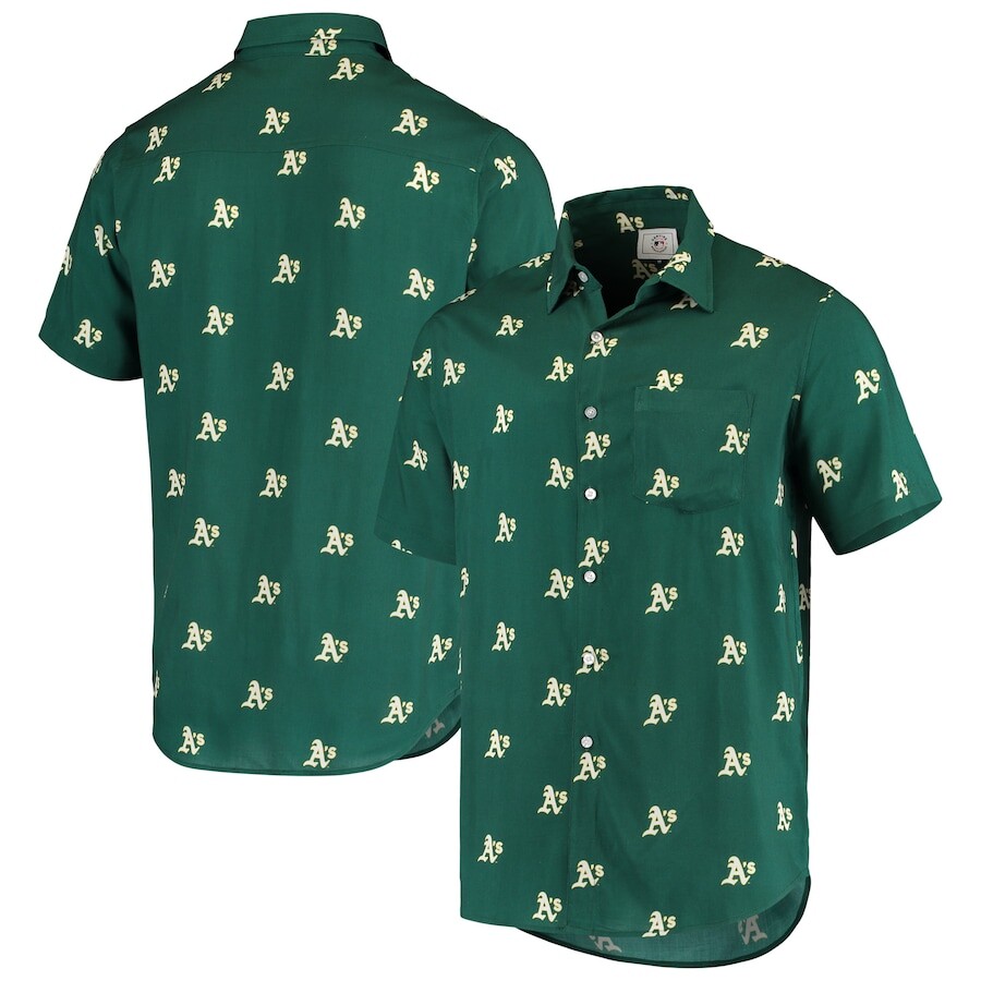 

Рубашка FOCO Oakland Athletics, зеленый