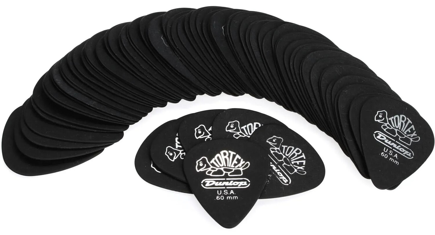 

Медиаторы Dunlop Tortex Standard, чёрные, 0,60 мм (72 шт. в упаковке)