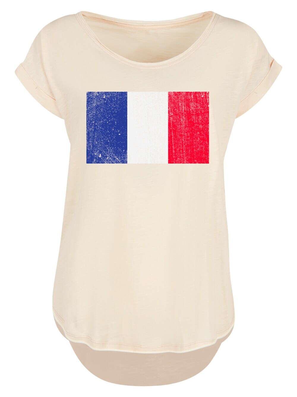 

Рубашка F4NT4STIC France Frankreich Flagge, песок