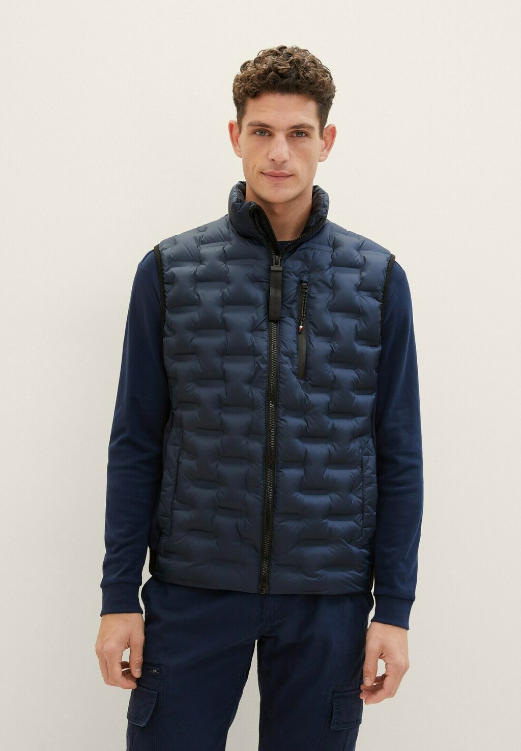 

Жилет TOM TAILOR, цвет sky captain blue