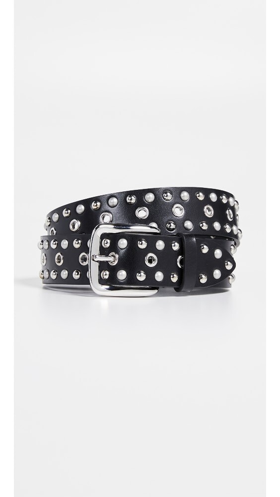 

Ремень Isabel Marant Rica Studded, черный