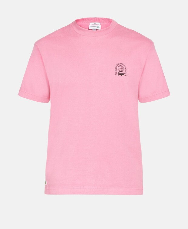 

Футболка Lacoste, розовый