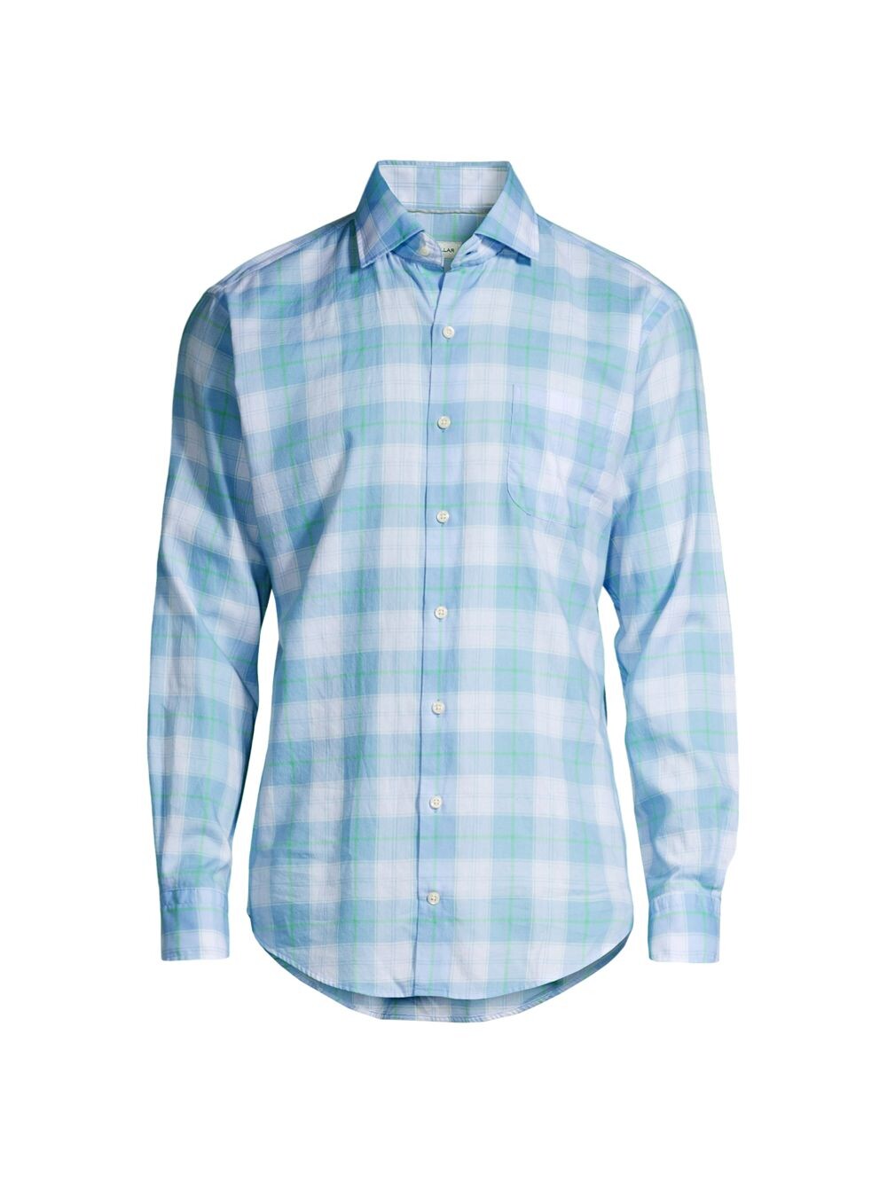 

Летняя клетчатая рубашка Crown Rosemont Peter Millar, синий