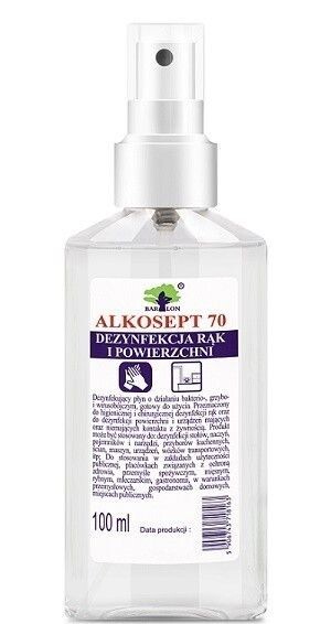 

Alkosept Płyn do Dezynfekcji санитайзер для рук, 100 ml