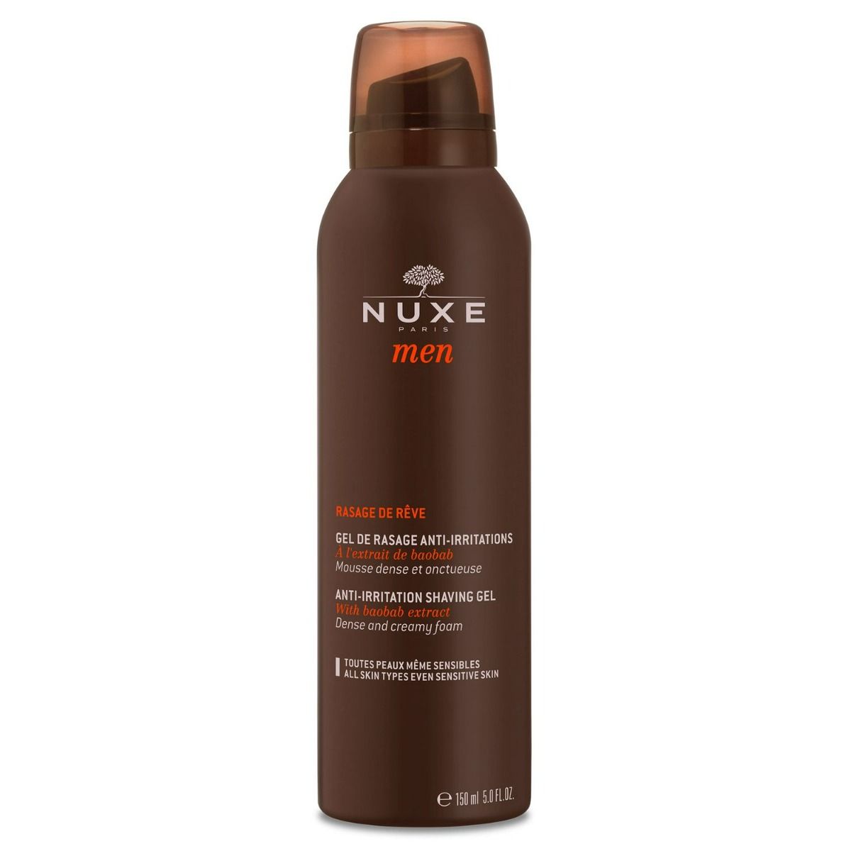 Nuxe Men Gel de Rasage гель для бритья, 150 ml