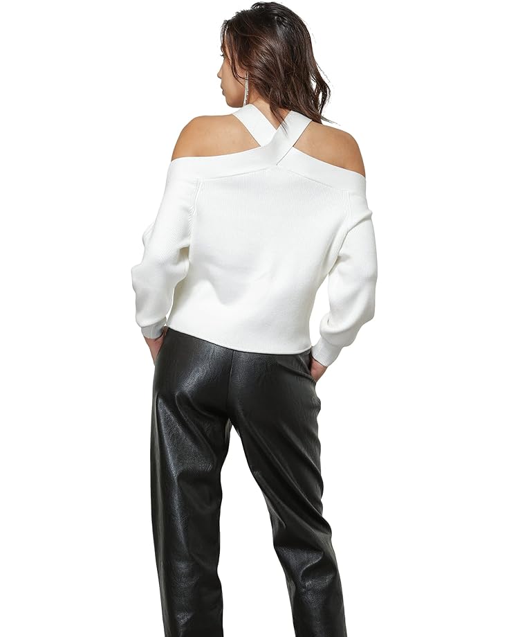 цена Свитер line and dot Ariana Cold-Shoulder Sweater, белый