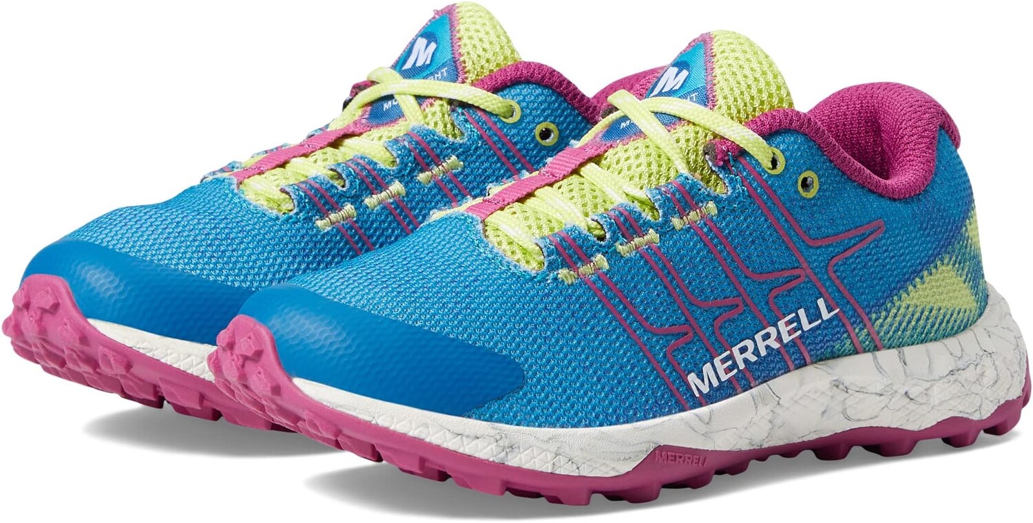 

Походная обувь Moab Flight Low Merrell, цвет Teal/Lime/Fuchsia