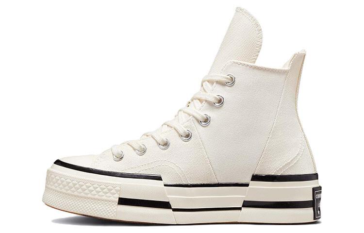 

Конверсы Chuck Taylor All-Star 70 Hi Plus Canvas Egret черные