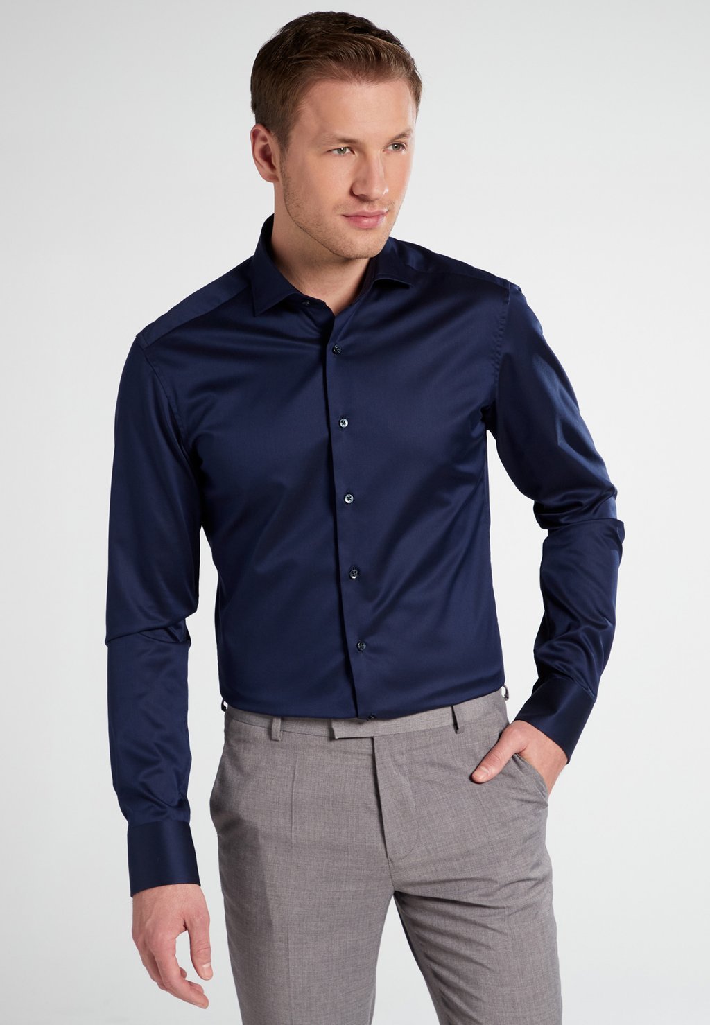 

Деловая рубашка LUXURY SHIRT-SLIM FIT-BUSINESSHEMD Eterna, цвет marine