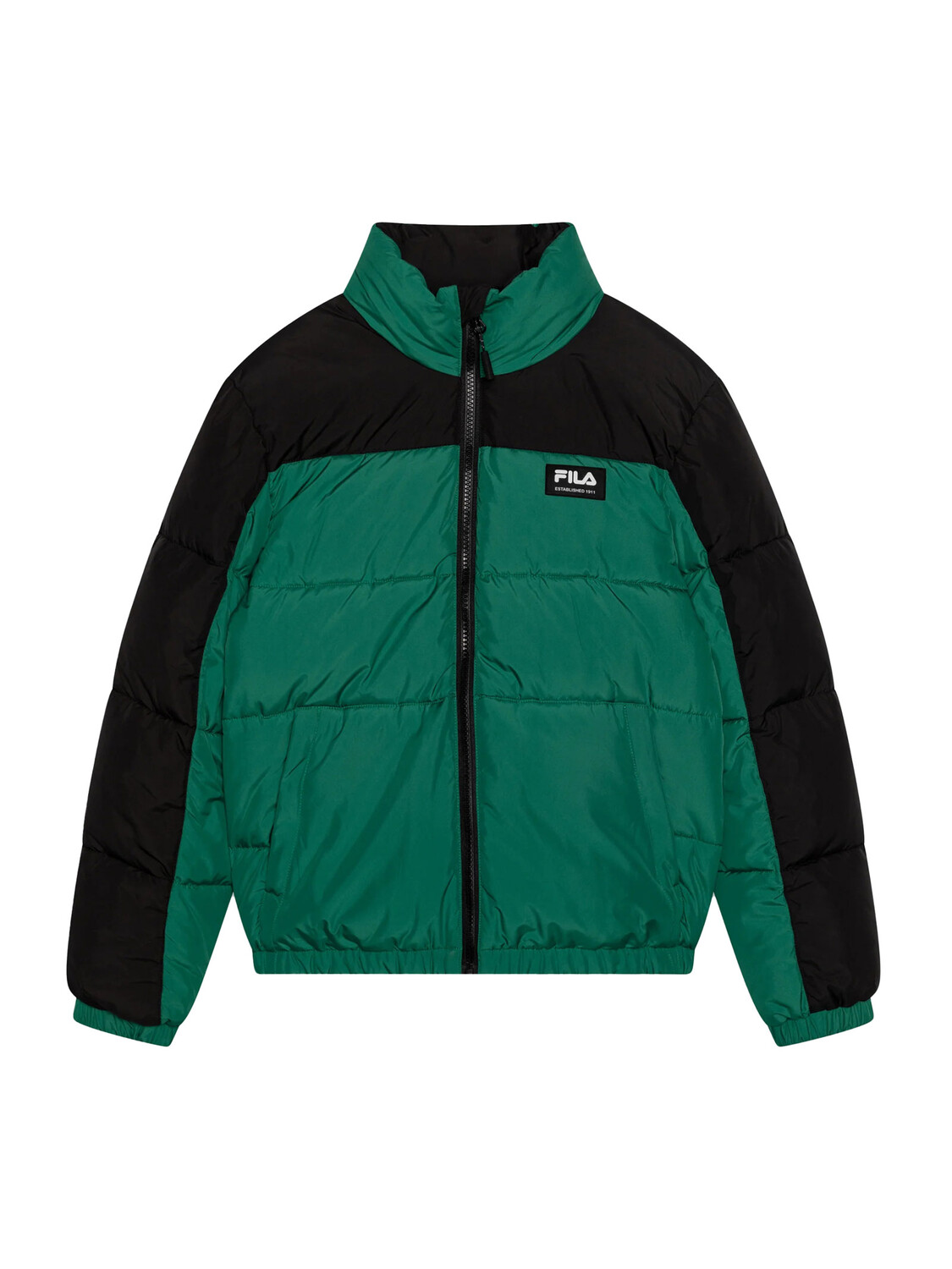 

Пуховик piumini color block ragazze Fila, черный