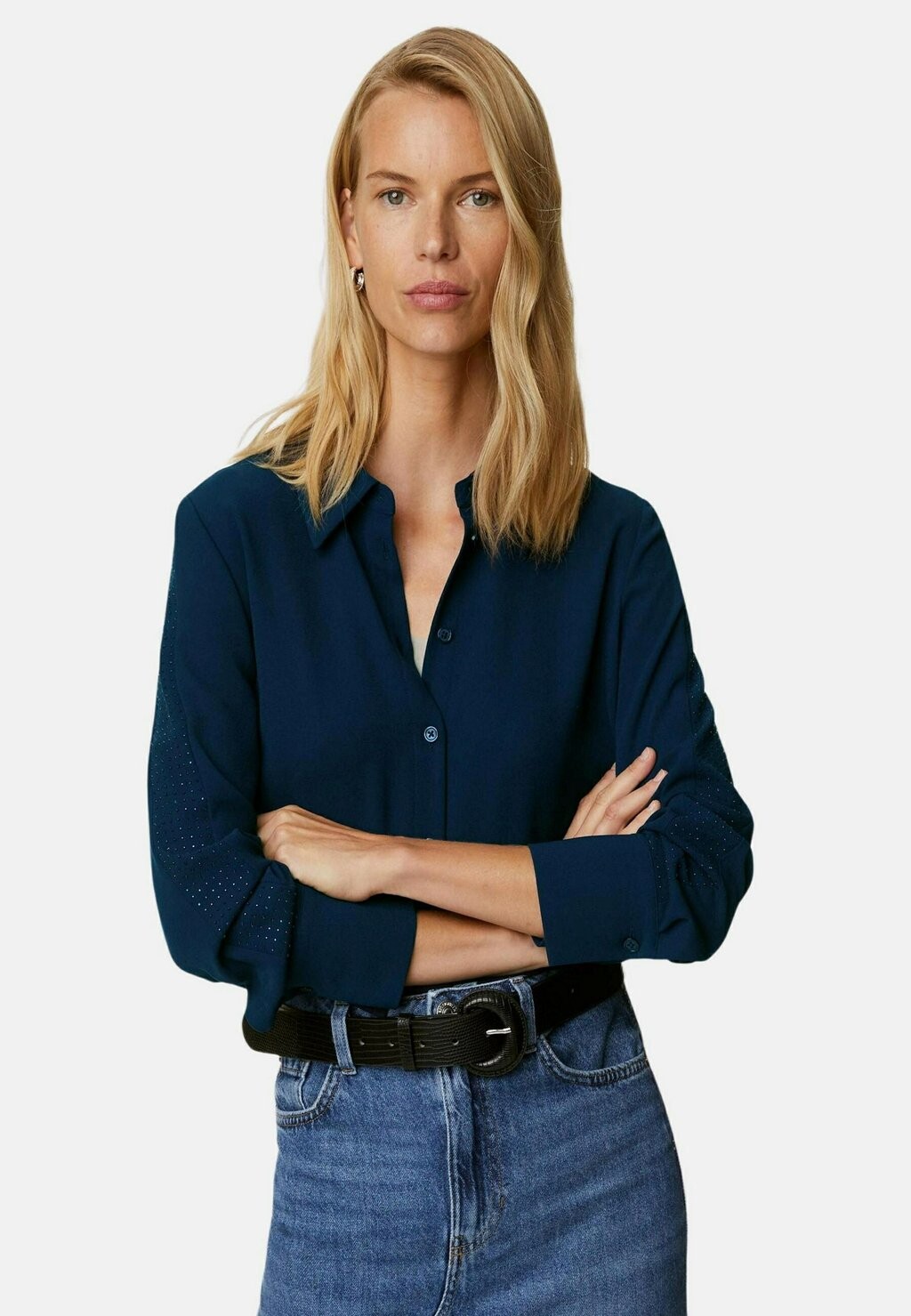 

Рубашка Shirt Marks & Spencer, цвет dark blue