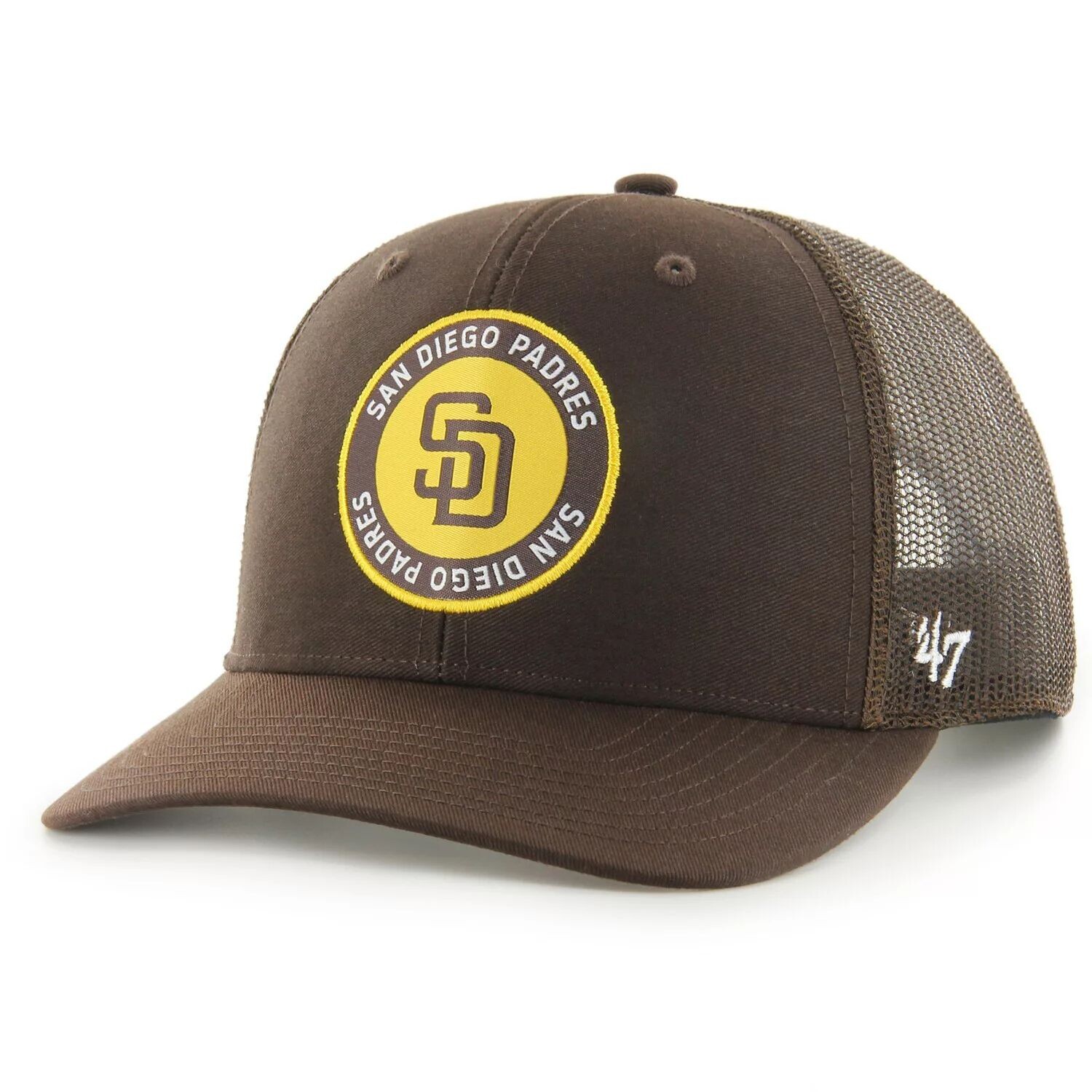 

Мужская коричневая регулируемая шляпа Trucker '47 San Diego Padres