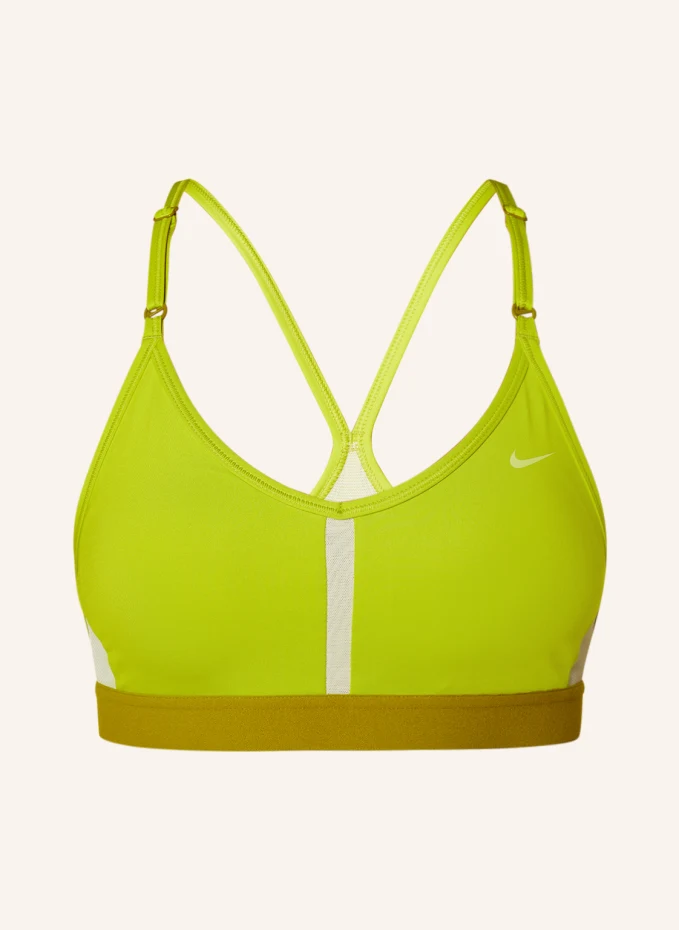 

Спортивный бюстгальтер indy Nike, зеленый