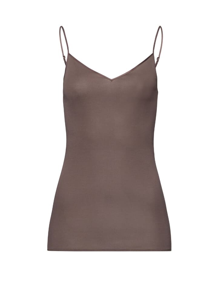 

Майка Hanro Spaghetti Cotton Seamless, цвет stonewash