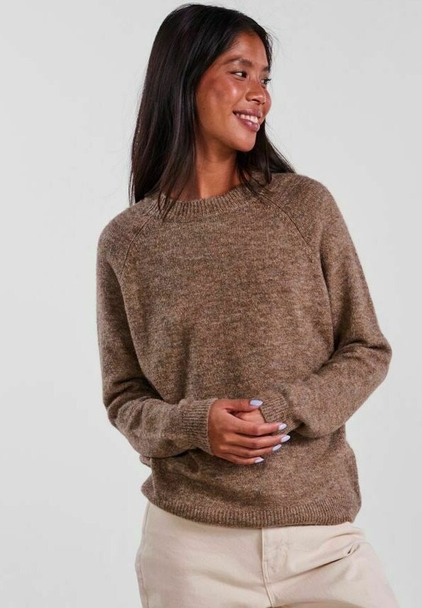 

Свитшот Pieces PCJULIANA LS O-NECK NOOS BC, цвет fossil