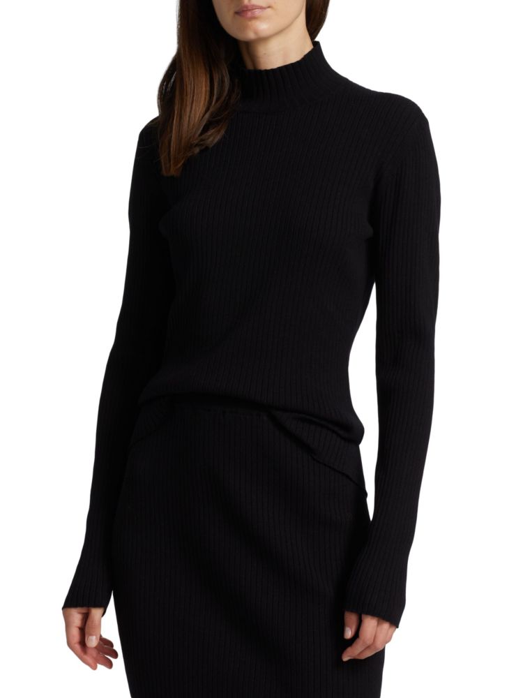 Ребристый свитер с круглым вырезом Nominee, черный цена и фото