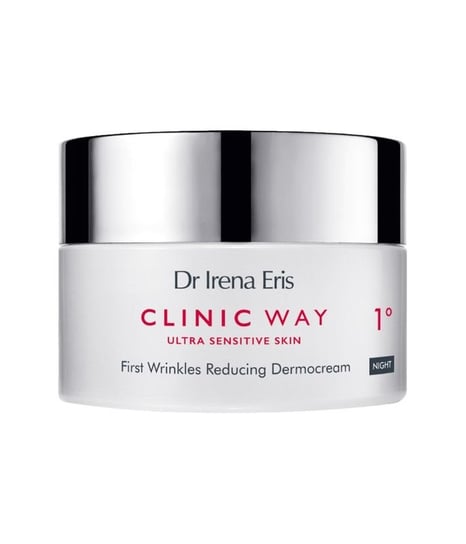 Уменьшает первые морщины 1° Ночной 50 мл Dr Irena Eris Clinic Way Dermocream питательная и укрепляющая ночная маска dr irena eris circalogy nourishing