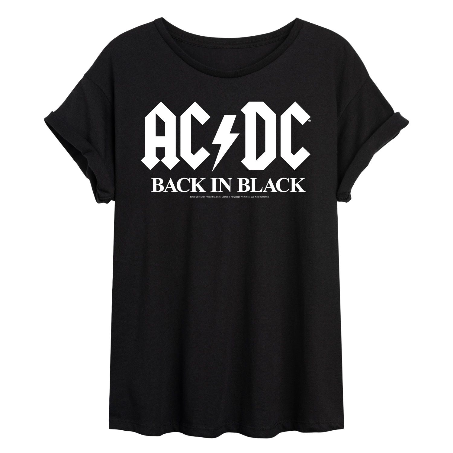 Струящаяся футболка AC/DC для юниоров Back In Black Licensed Character ac dc back in black dj pack cd