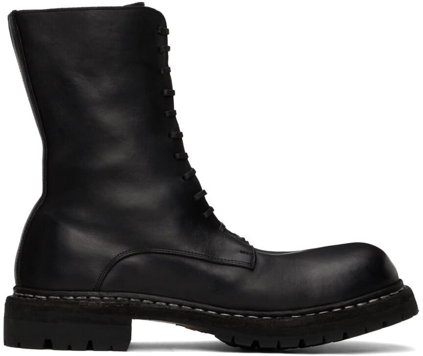 

Черные ботинки GR05V Guidi