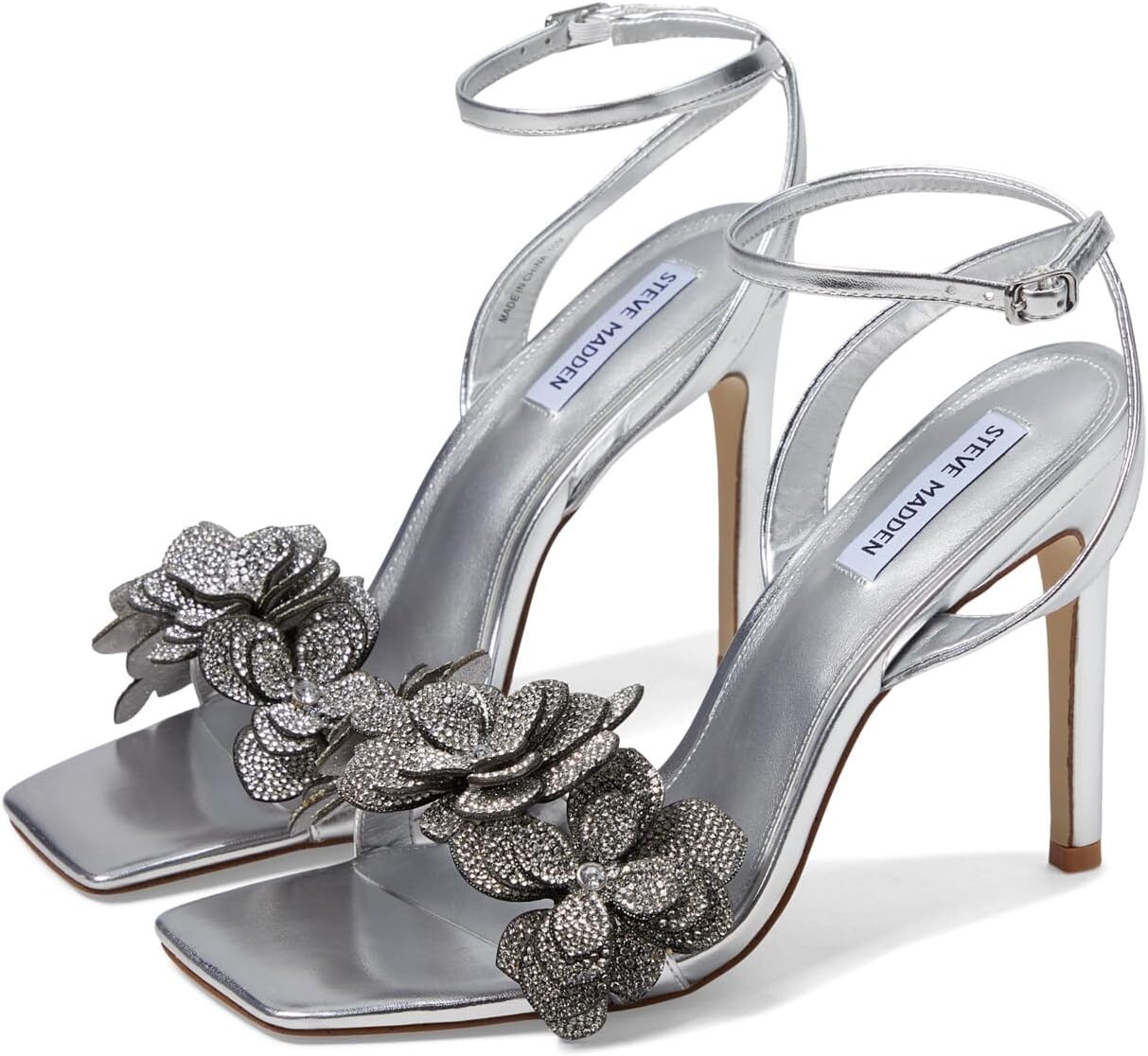 

Босоножки Ulyana Steve Madden, цвет Silver Metal