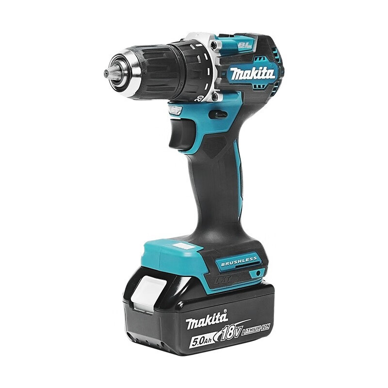 Дрель ручная Makita DDF487RTJX, 13 мм + два аккумулятора 5.0Ач, зарядное устройство