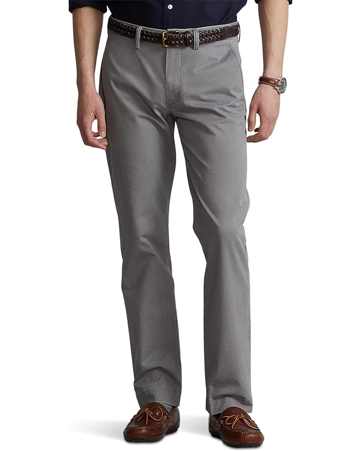 цена Брюки Polo Ralph Lauren Stretch Straight Fit Washed Chino, цвет Perfect Grey