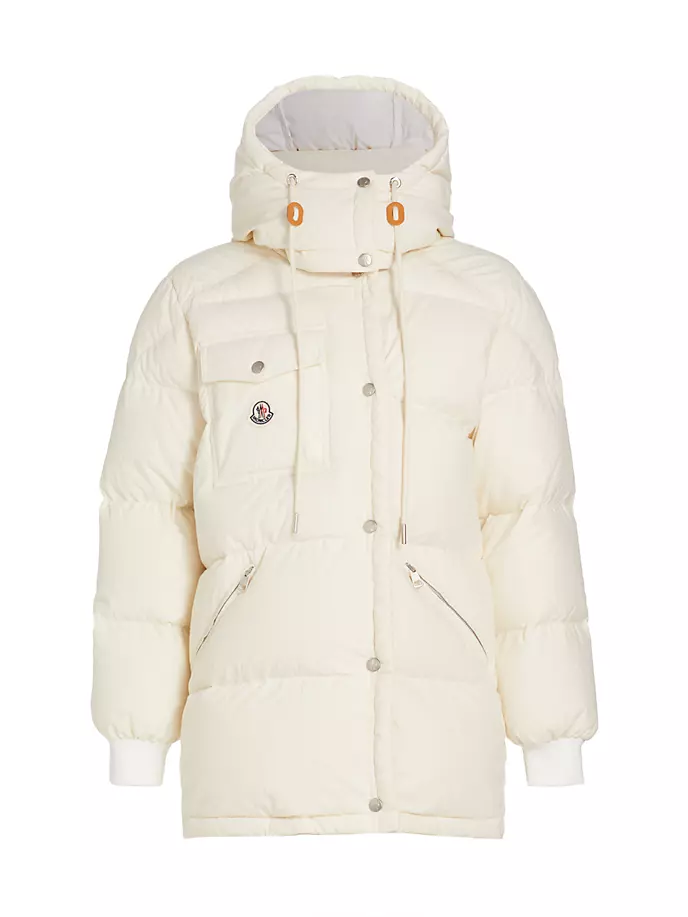 

Moncler Karakorum Хлопковый пуховик Moncler, белый