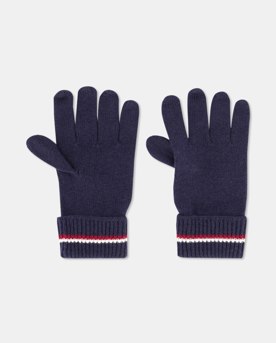 

Обычные мужские перчатки. Tommy Hilfiger, темно-синий