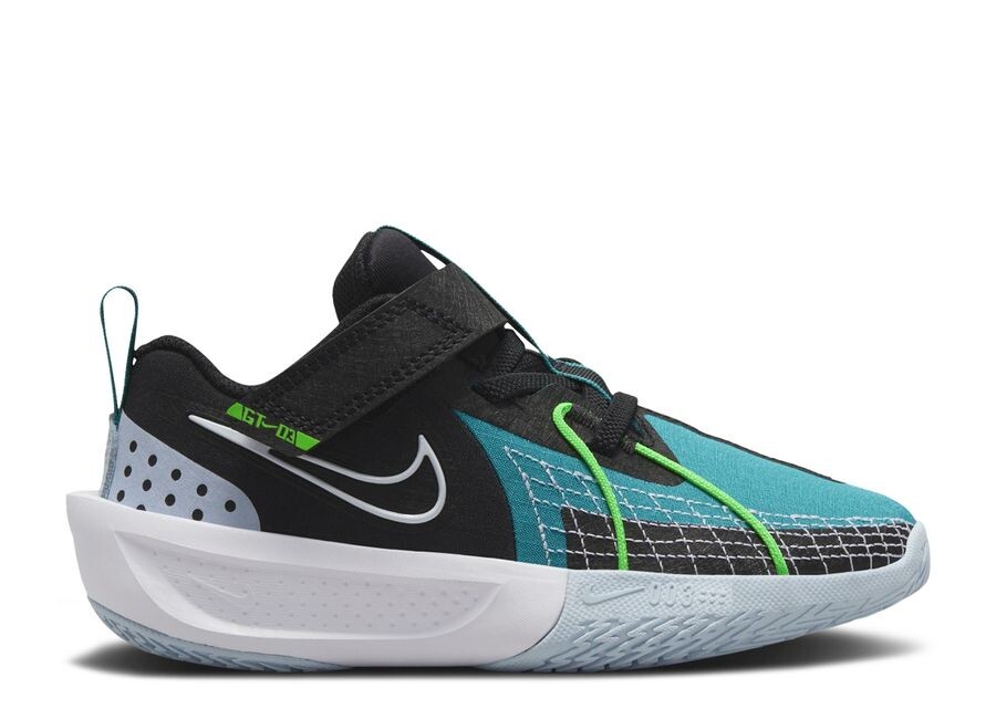 

Кроссовки Nike GT Cut 3 PS, цвет Black Aquamarine