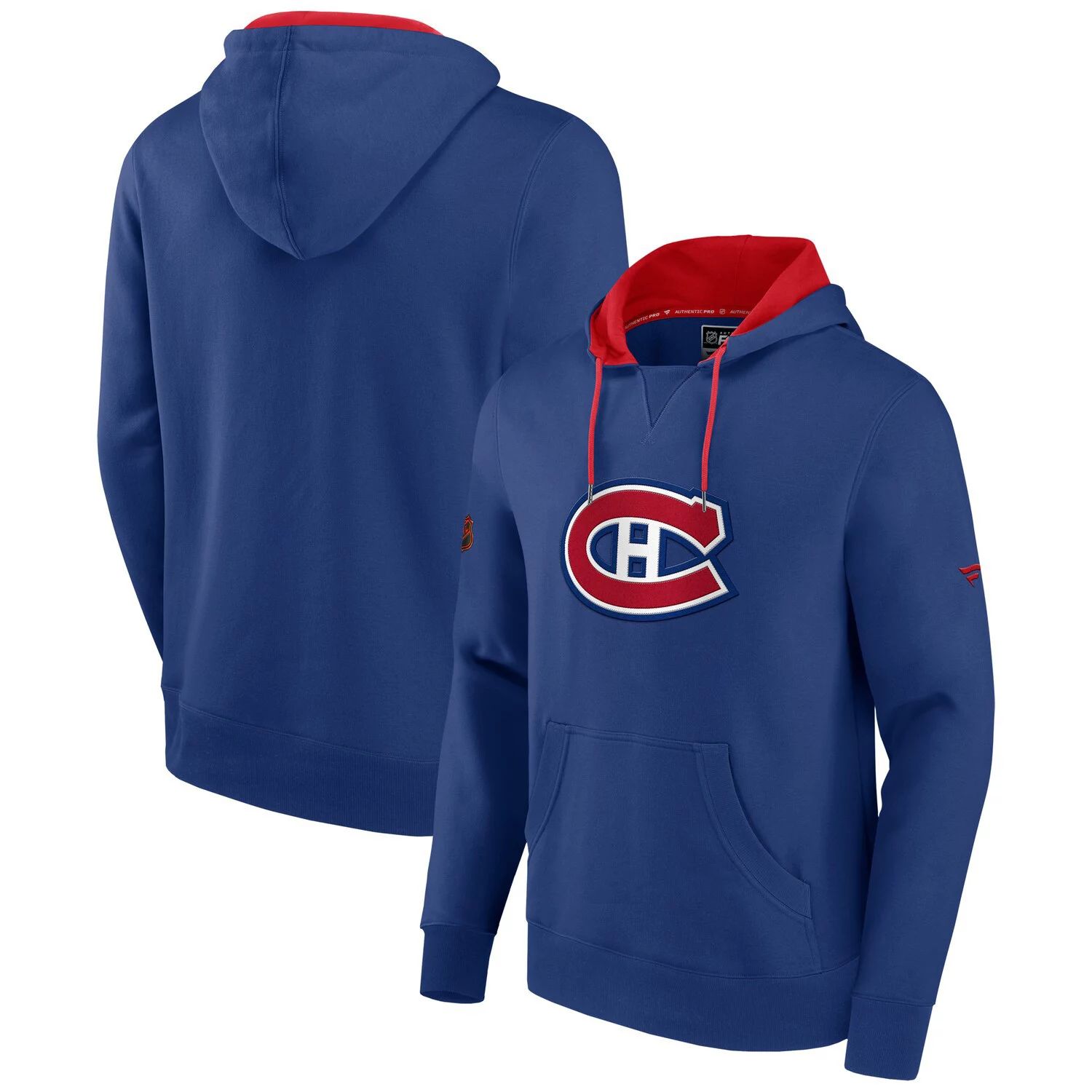 

Мужской синий пуловер с капюшоном с фирменным логотипом Montreal Canadiens Special Edition 2.0 Team Fanatics