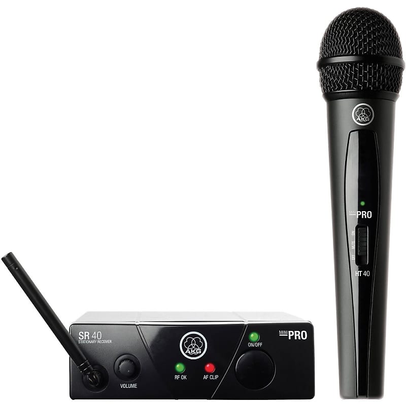 цена Беспроводная микрофонная система AKG WMS40 Mini Wireless Vocal Microphone System (Band 45A)