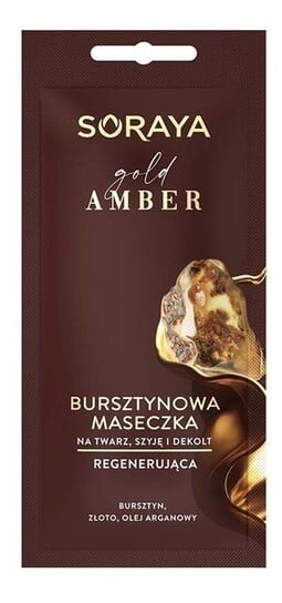 цена Регенерирующая янтарная маска для лица, шеи и декольте 8мл Soraya Gold Amber