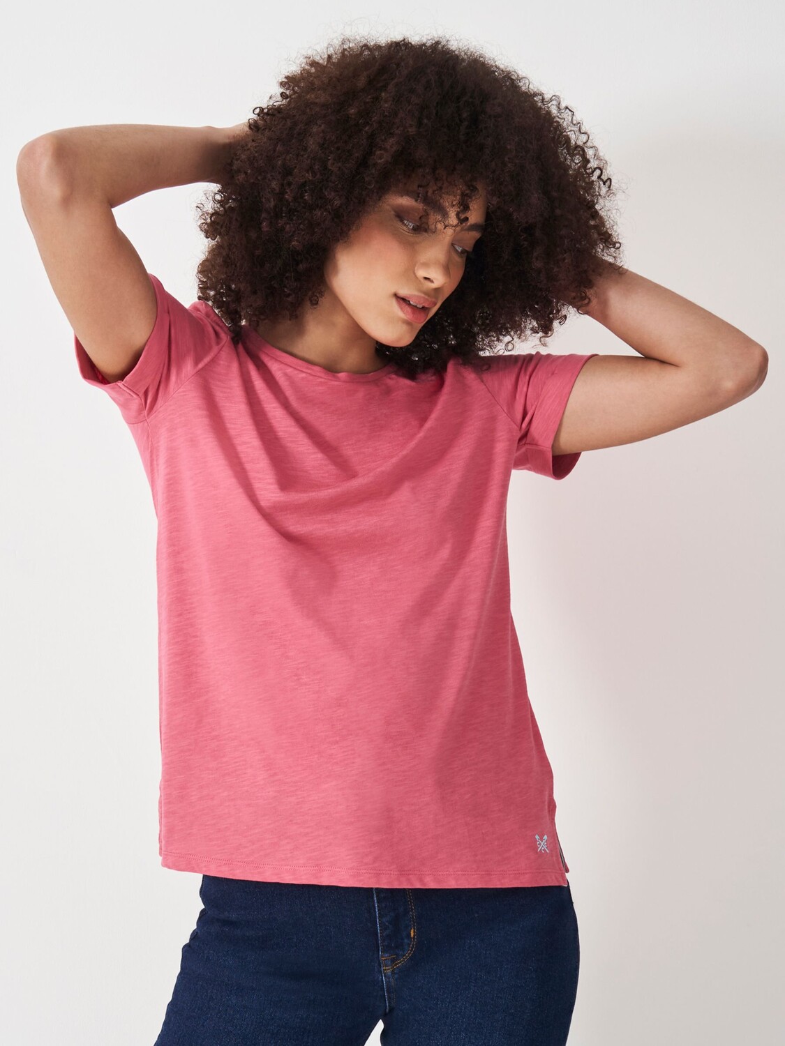 

Футболка Perfect Crew Slub Crew Clothing, розовый
